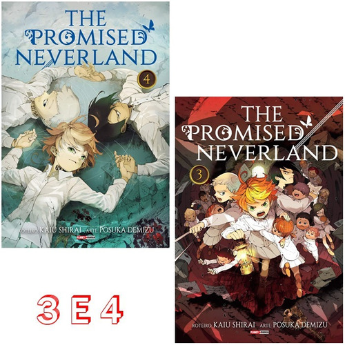 The Promised Neverland 3 E 4! Mangá Panini! Novo E Lacrado!