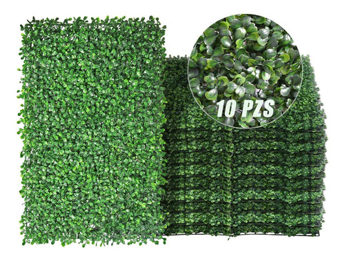 Imagen 1 de 5 de Tapete Follaje Artificial Jardín Vertical 40x60cm X 10 Unds