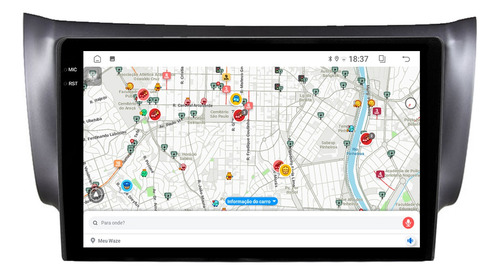 Central Multimidia Sentra 15/19 9p Carplay 2gb 64gb Android