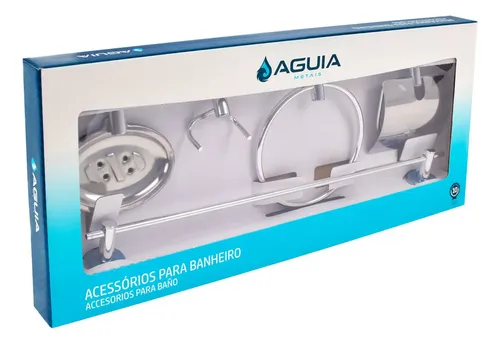 KIT ACESSORIOS AGUIA STANDER METAL 5PC