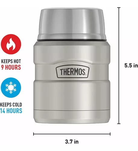 Termo para comida 0,47 litros acero inoxidable.