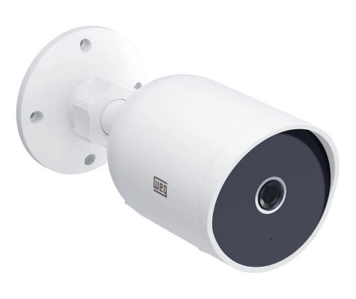 Camera Seguranca Externa Full Hd Wifi 2mp Weg Bivolt Cor Branco