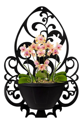 Kit 3 Arandelas Meio Vaso Decorativo Para Suculentas Flores 