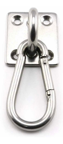 Kit 2 Ganchos Suporte Teto Planta Parede Inox
