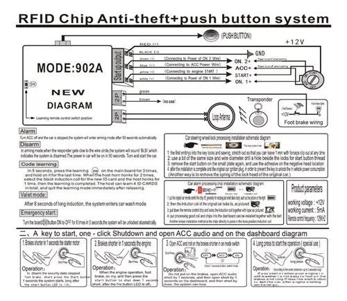 F1 Push Push Start Stop Botón De Encendido Sistema De
