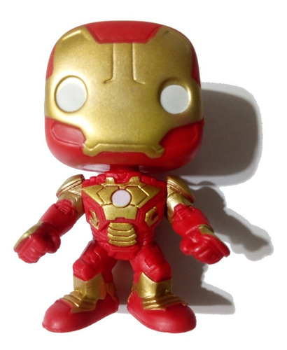 Muñeco Iron Man Símil Funko Pop! #23 Articulado 9 Cm