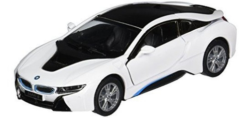 Carro De Juguete Bmw I8 Escala 1|36 Color Blanco