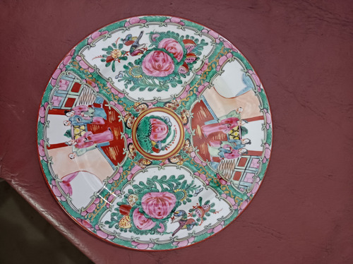 Plato Decorativo Porcelana China Qianlong Nian Zhi 