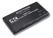 Comprar Switch Kvm 2 Puertos Con Audio Amitosai Mts-kvm4k2pro S1