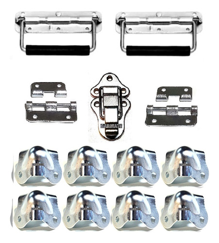 Esquinero Metalicos Bolitas 3 Puntas Para Bafle Garmath