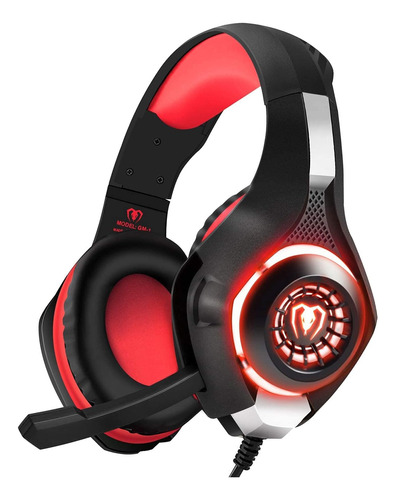 Auriculares Gamer Blue Fire Professional Led Red