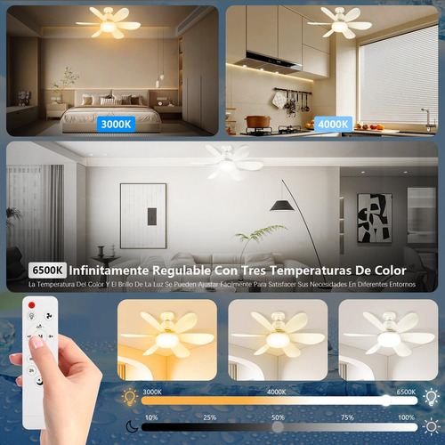 Ventilador De Techo Con Luz,ventiladores De Techo Con