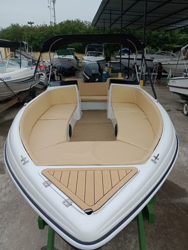 Lancha 18 Pés Rs 180 Com Motor Mercury 100 Hp 4 Tempos 0km