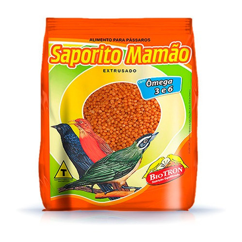 Extrusada Biotron Saporito Mamão - 2,5 Kg -para Trinca Ferro