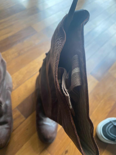Bota Equitación Cuero Vacuno Talle 39 Unisex (Usado)