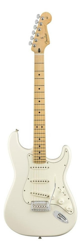 Guitarra elétrica Fender Player Stratocaster de  amieiro 2010 polar white brilhante com diapasão de bordo