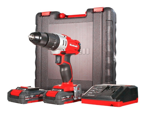 Imagem 1 de 10 de Parafusadeira Impacto 18v Einhell Te-cd18/2 Li-i 2b C/2 Bat