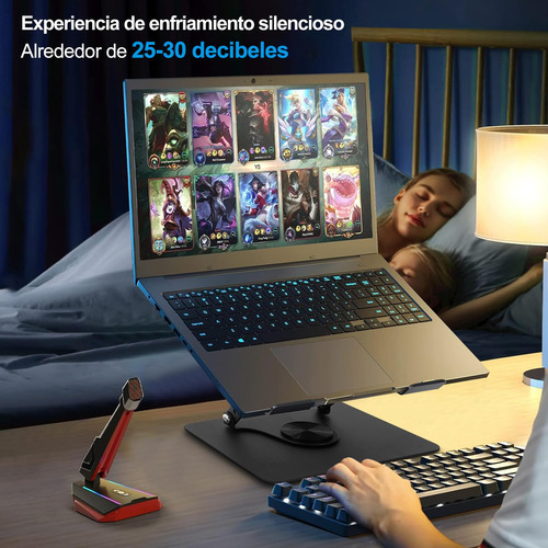 Enfriador Para Laptop, Laptops Base Giratoria De 360°, Base