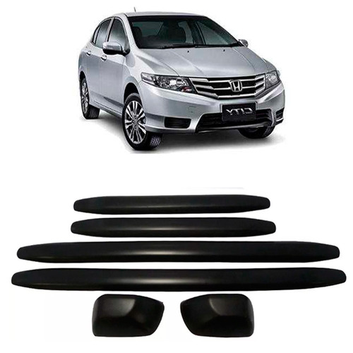 Kit Borrachao Protetor Parachoque Honda Civic City Crv Fit