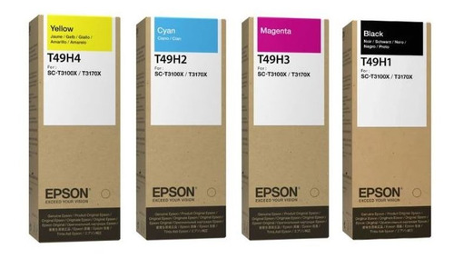 Pack Completo De Tintas Epson Para T3100x/t3170x