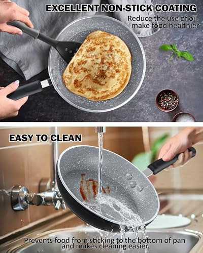 Cook N Home Juego De Utensilios De Cocina Antiadherente De C