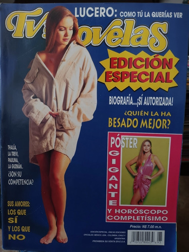 Lucero En Revista Tvynovelas Edición Especial Año-1995