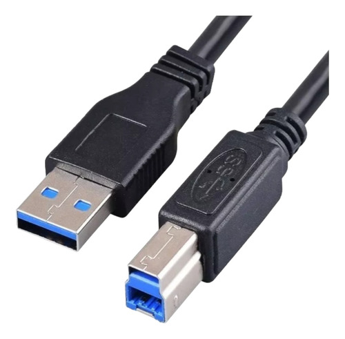 Cable Usb A Usb B 3.1 For Docking Station Printer Fax 5 Mts