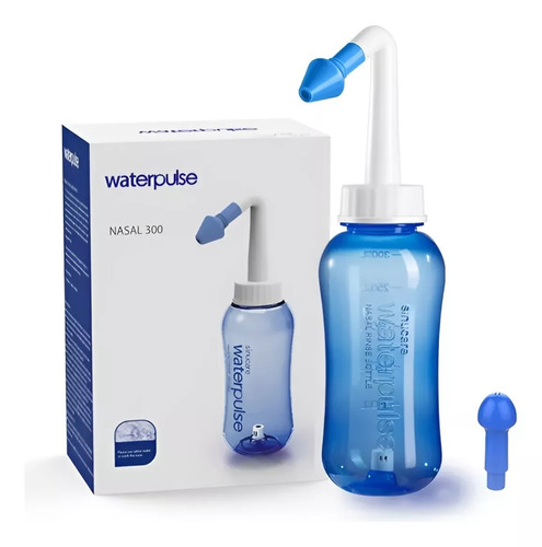 Irrigador Limpiador Nasal Rinitis Lavado Sinusitis 300ml Color Azul