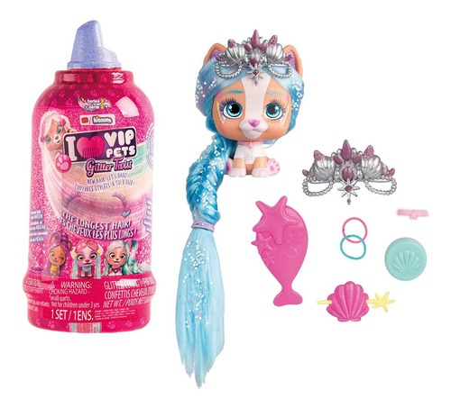 Vip Pets Surprise Hair Reveal - Serie 2 Glitter Twist