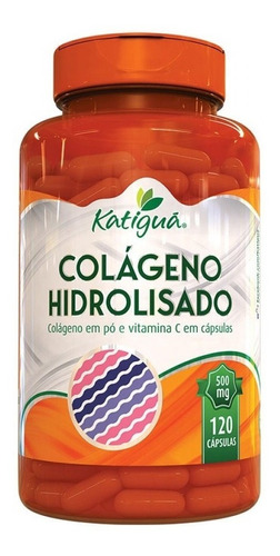 Colágeno Hidrolisado Com Vitamina C - 120 Cápsulas - Katiguá