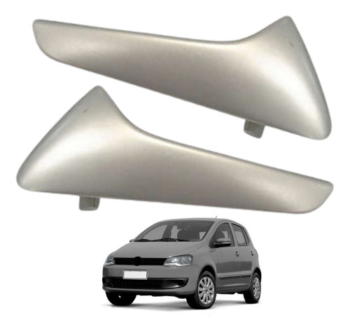 Par Puxador Interno Fox 2009 2010 2011 2012 2013 2014 Prata Traseiro/dianteiro