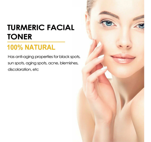 Tônico Para Cúrcuma Escura, Corretor Escuro, Tônico Facial F