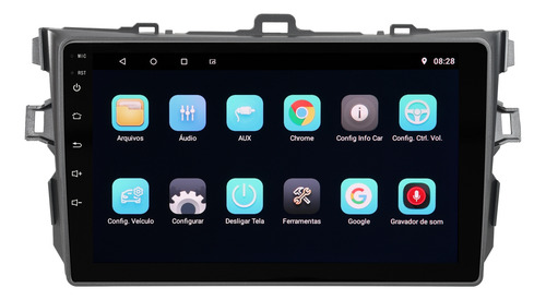 Multimidia Toyota Corolla 2009 A 2013 2gb Qled Android 9p