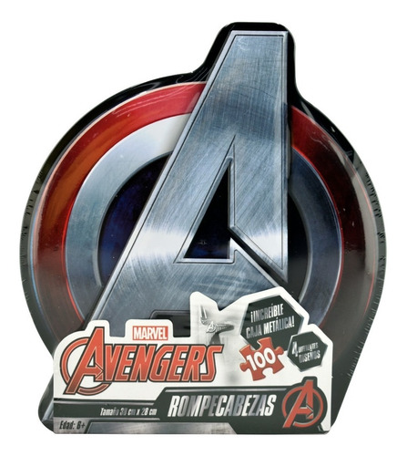Avengers Capitan America Rompecabezas 100 Pz Marvel Novelty