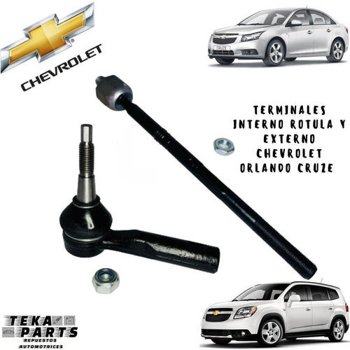 Kit Terminales Interno Y Externo Chevrolet Cruze Orlando