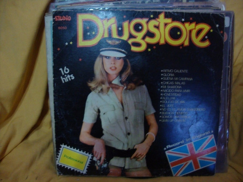 Vinilo Drugstore 16 Hits Profesional Record In England Cp1