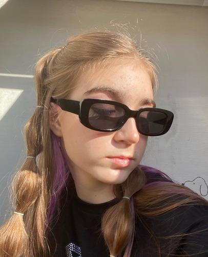 Imagen 6 de 9 de Gafas De Sol Vintage Rectangulares Estilo Retro De Diseñador