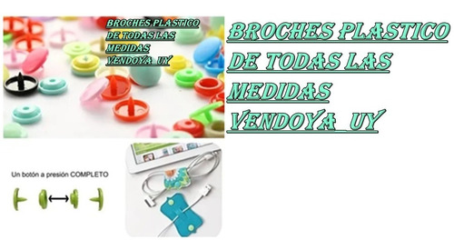 Broches Plasticos  Para Pinza De Mano, 200 Unidades, 15 Mm 