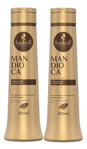  Kit Sh Cond 500ml Haskell Mandioca