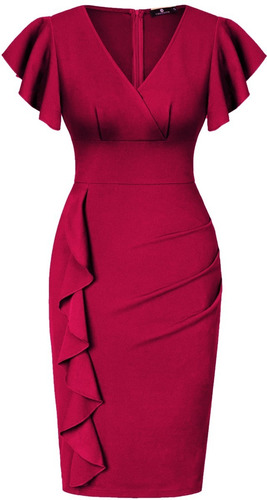 Vestido Elegante Para Fiestas De Noche Manga Corta Todas Las | MercadoLibre Vestido Elegante Para Fiestas De Noche Manga Corta Todas Las | MercadoLibre
