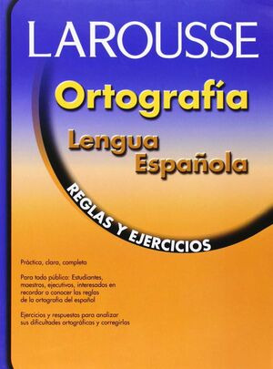 Libro Ortografía Lengua Española