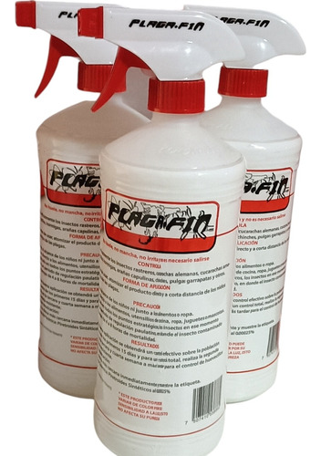 Insecticida Plagafin Original 3 Piezas