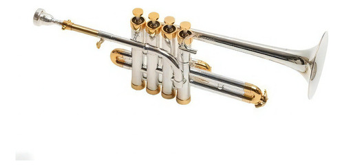 Trompeta Piccolo Custom Parquer Bb 4 Pistones +estuche+boq