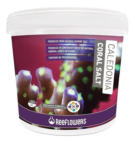 Sal Reeflowers Caledonia Coral Salt 22,5kg Faz Até 670l