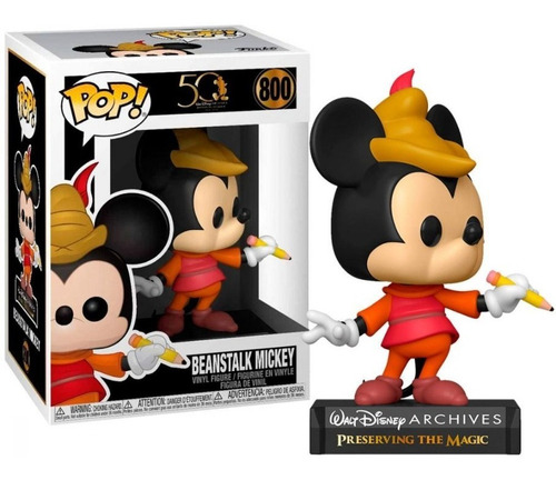 Funko Pop - Arquivos da Disney Beanstalk Mickey (800)