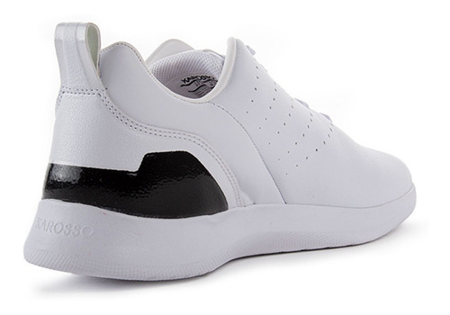 Imagen 5 de 6 de Tenis Deportivo Karosso B106 Blanco Negro Hombre