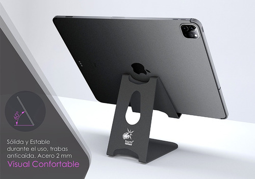 Imagen 4 de 8 de Soporte Tablet De Escritorio Bam T4 Universal 4-14 Premium!