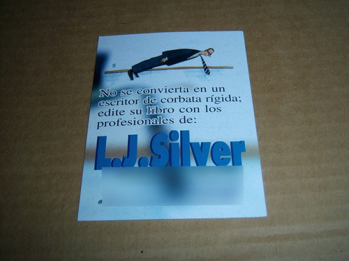 Tarjeta De L J Silver Producciones Editoriales . Aad