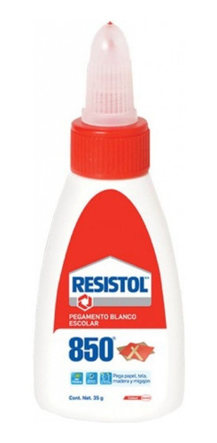 Pegamento Blanco 850 Con 35g Resistol Pack C/17 Pzas