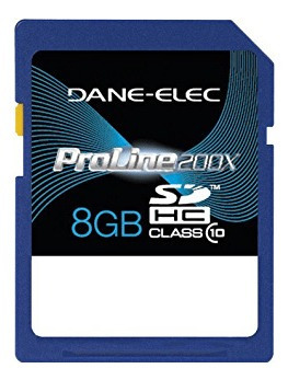 Cartão Sdhc 8gb Dane-elec Proline 200x Classe 10